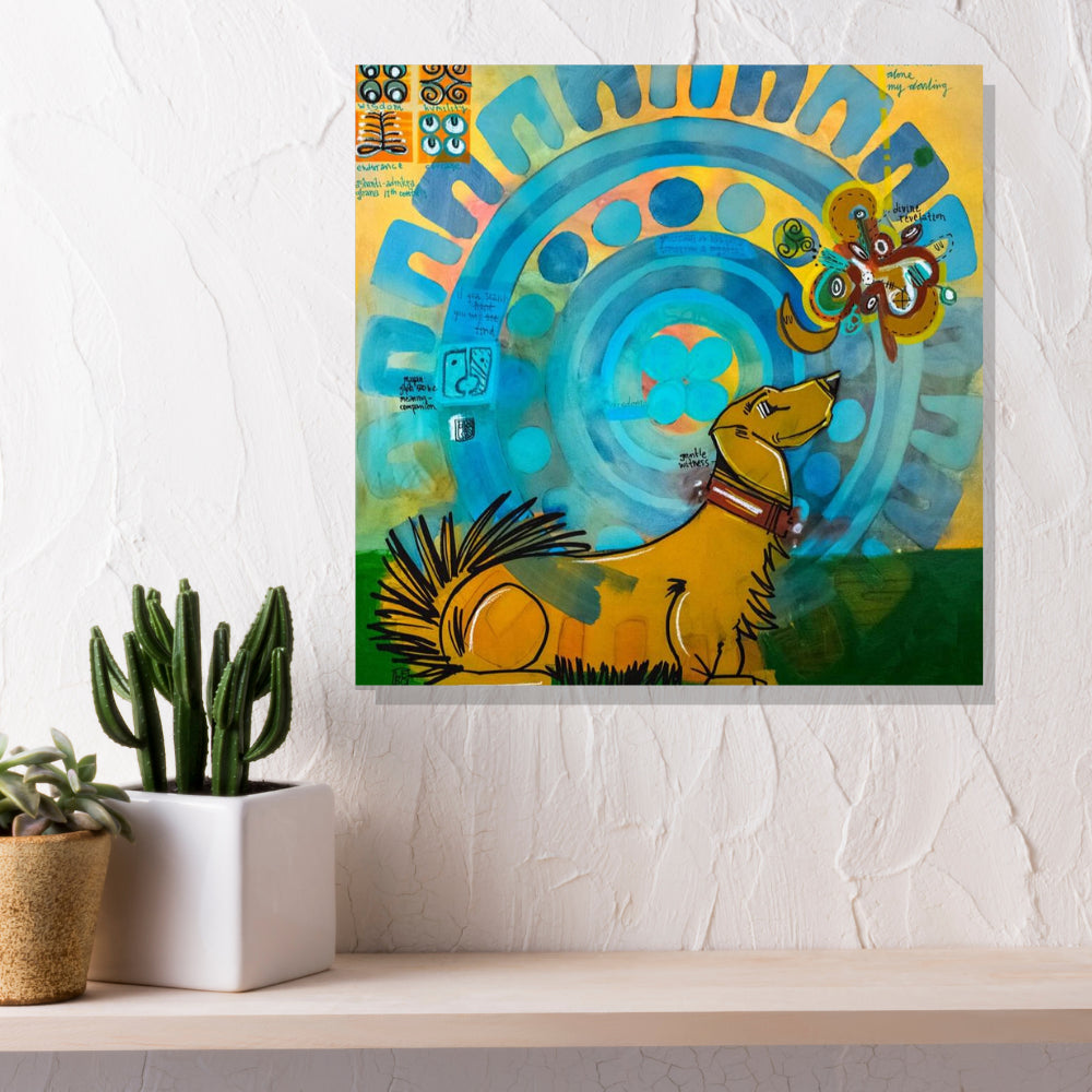 Gentle Witness (we are not alone my darling) - Lebo Mineral Print